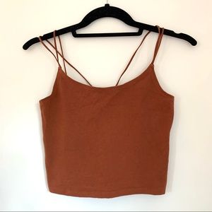 A&F strappy crop tank